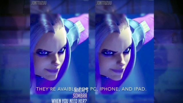 FREE SOMBRA WALLPAPERS! Overwatch New Hero Sombra Wallpapers for PC, iPhone, iPad смотреть онлайн