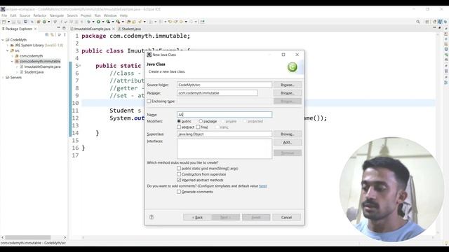 How to Create Immutable Class in Java (HINDI) | Java interview Questions and Answers | CodeMyth смотреть онлайн