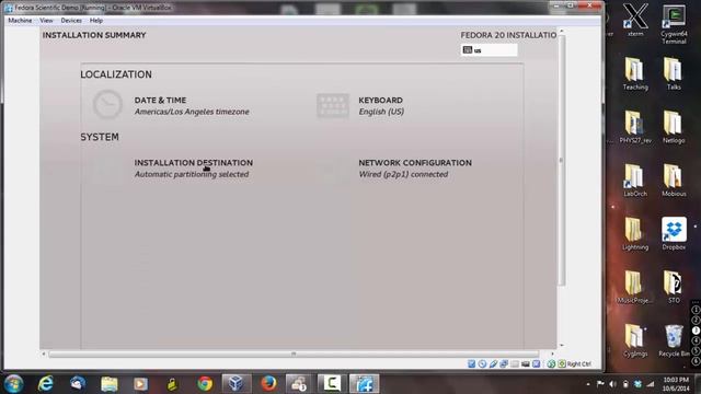 Installation of Fedora Linux - Scientific Spin on VirtualBox смотреть онлайн