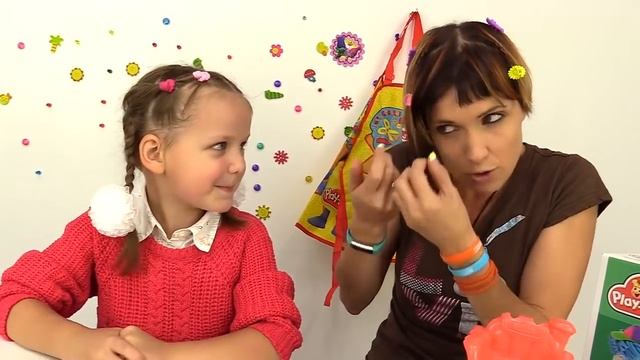 Игры для детей с Плей До. Лепим из Play Doh.