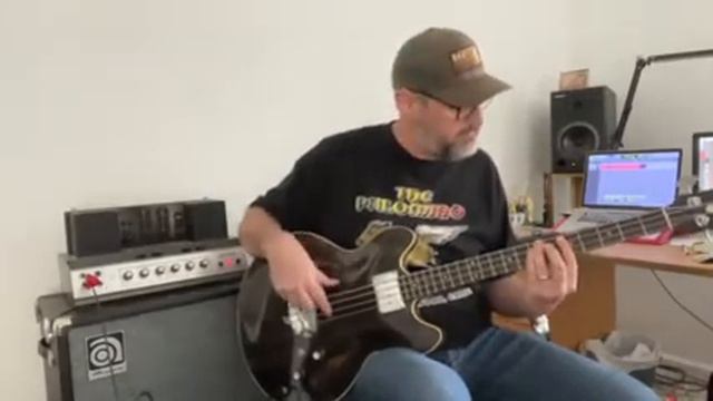 1967 Gibson EB-2 Black смотреть онлайн