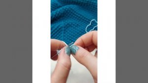 Бактус обалденным двухсторонним узором из лицевых и изнаночных #бактусспицами #двухстороннийузор