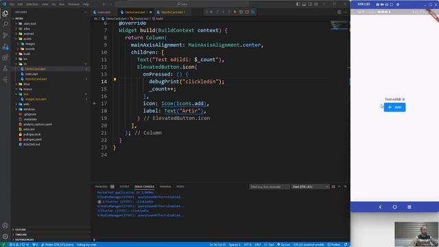 #14.Flutter.SteteFul Widget смотреть онлайн