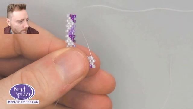Easy Peyote Beaded Bracelet Tutorial - Live Beading Tutorial смотреть онлайн