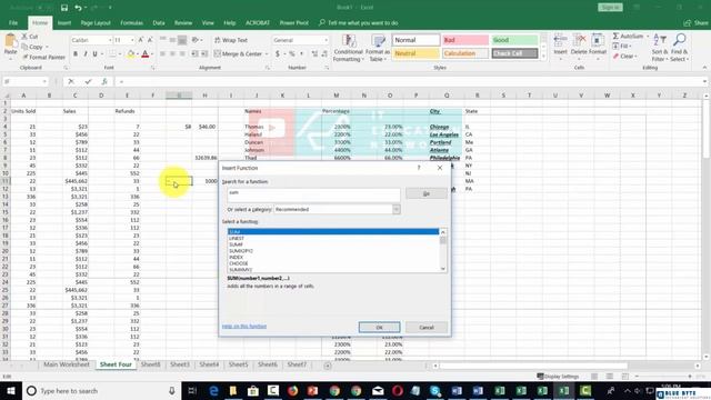 Microsoft Office 365 - 108 - Microsoft Excel - Calculations смотреть онлайн