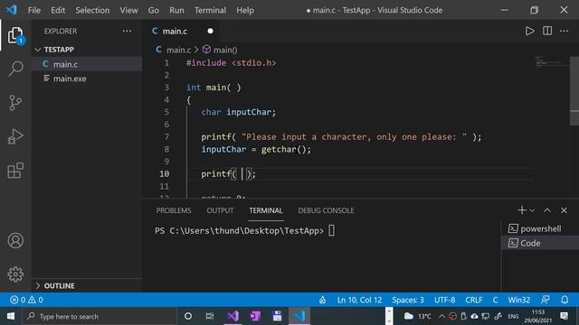 getchar() Function - C Programming смотреть онлайн