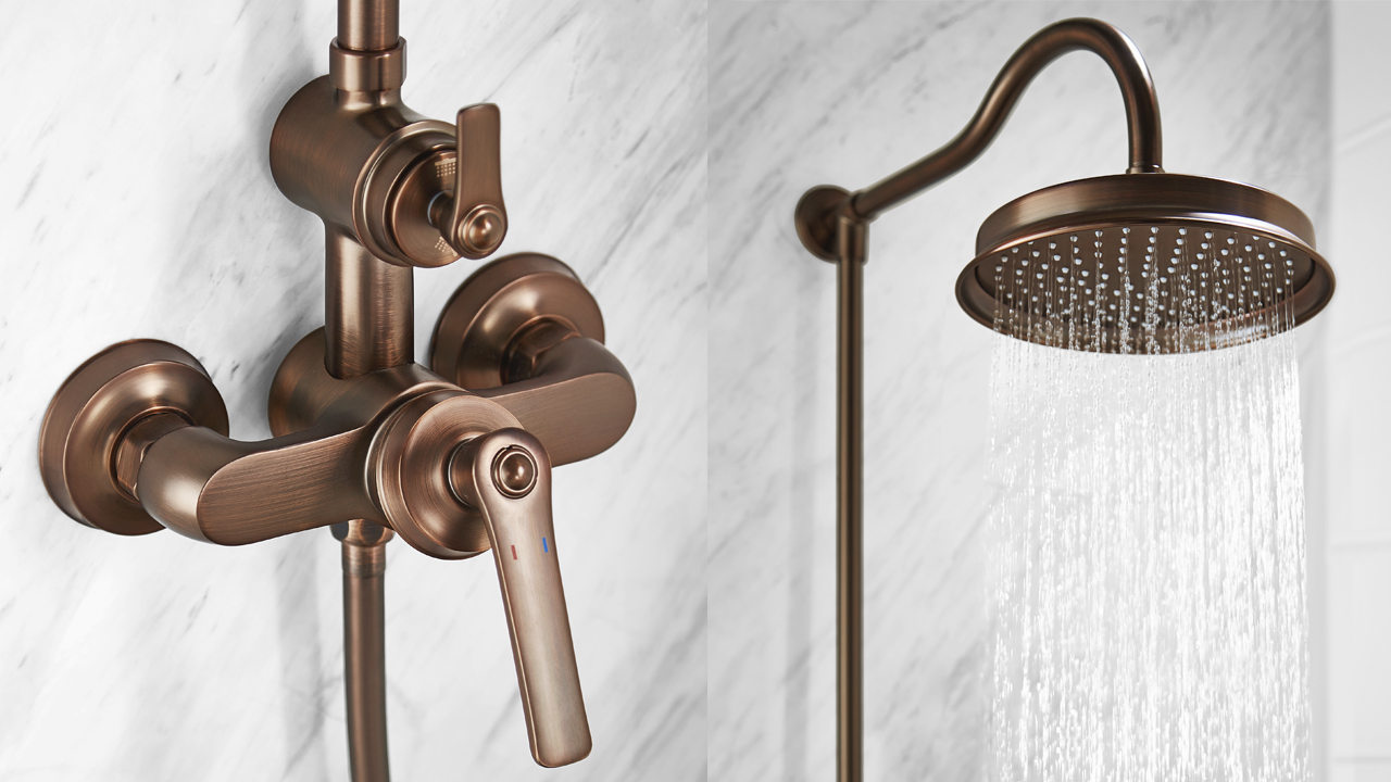 Распаковка семейного душа со смесителем Swedbe Terracotta Art 2511 смотреть онлайн