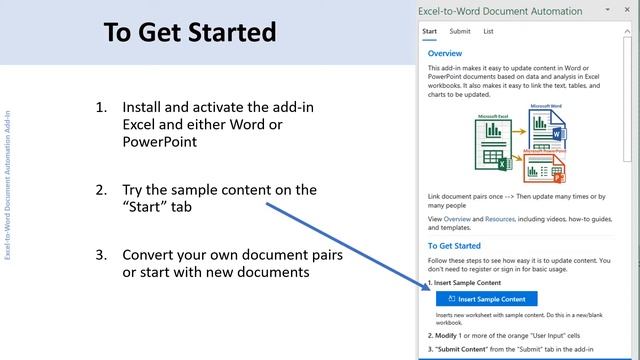Excel-to-Word Document Automation Add-in by AnalysisPlace Overview смотреть онлайн