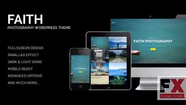 Preview Faith - Photography WordPress Theme TFx смотреть онлайн