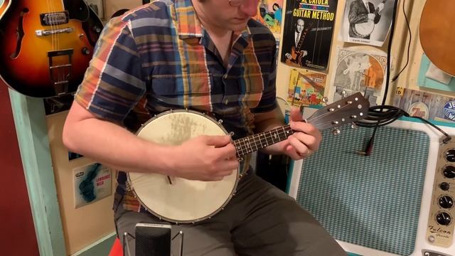 1920s Gretsch-made 4-string banjo-mandolin conversion смотреть онлайн