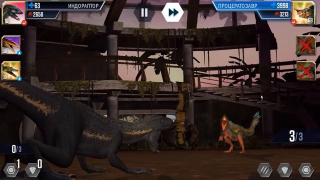 Усиливаем Птичник - Jurassic World The Game #212 смотреть онлайн
