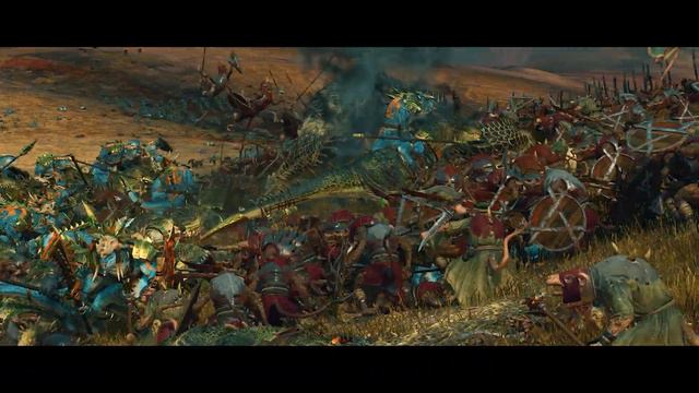 Slann Mage - Priest's Troops Vs Queek Headtaker's Troops | Total War Warhammer 3 | Cinematic Battle смотреть онлайн