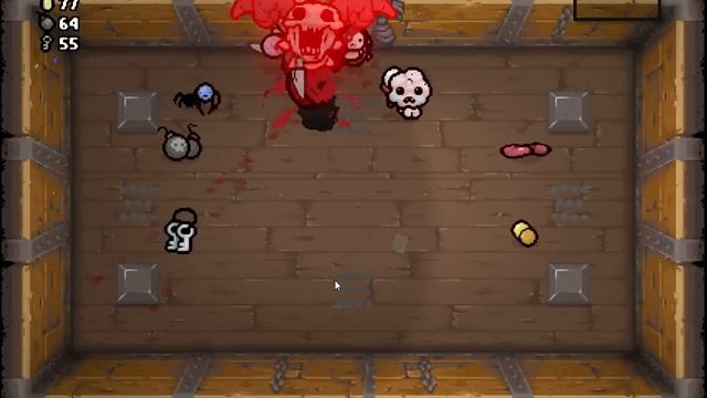 Ужастно лагающий The Binding of Isaac Rebirth смотреть онлайн