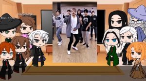 Characters Harry Potter react to Harry Potter as Taehyung