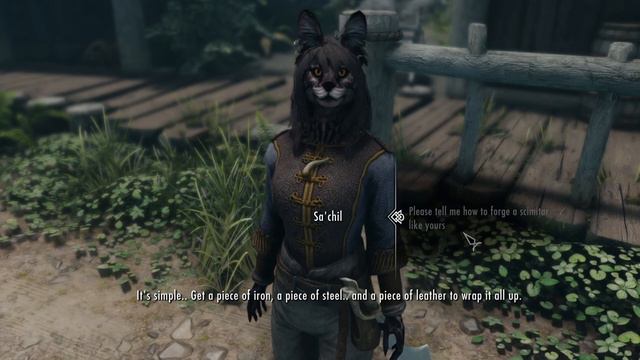 Forging Swords with Sa'chil - Custom Voiced Khajiit Follower (Early Development) смотреть онлайн