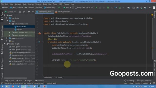 AutoCompleteTextView in Android Studio - Android tutorials # 13 смотреть онлайн