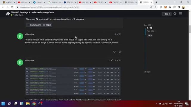 3080 LHR Overclock Settings Hiveos | 3080 LHR 73 ++ Hash Rate | RTX 3080 OC for Ethereum Mining смотреть онлайн