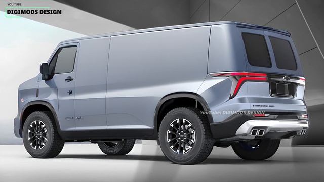 NEW 2024 CHEVY G20 VAN? REDESIGN | Digimods DESIGN | смотреть онлайн