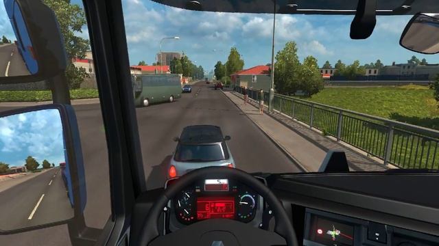 Euro truck simulator 2. Renault Range T 520hp смотреть онлайн