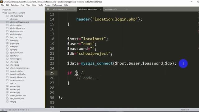 #12 Add Teacher Data From Admin Panel In PHP | Student Management System Project Tutorial In PHP смотреть онлайн