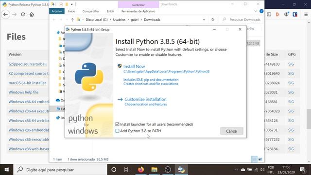 Instalando o Python3 e o IDLE no Windows смотреть онлайн