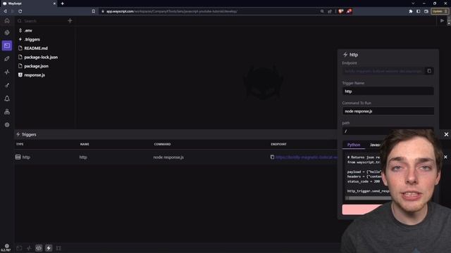Create a JavaScript Microservice | HTTP Trigger tutorial смотреть онлайн