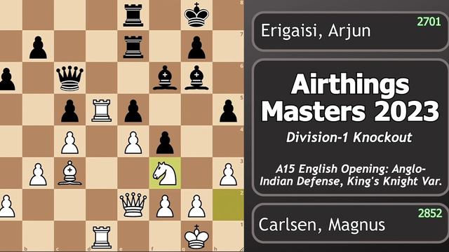 Magnus Carlsen Outplayed Arjun Erigaisi | Magnus vs Arjun | Airthings Masters 2023 смотреть онлайн