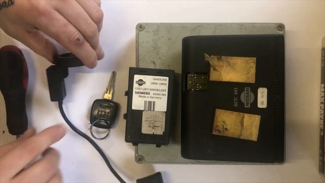 NATS 1/2 Alarm Immobiliser System Bypass Removal Nissan #nissan #mechanic #almera #gti