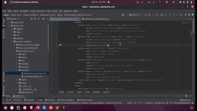 How to Trigger Functions on Button Click in Odoo 15 | Odoo 15 Development Tutorial смотреть онлайн