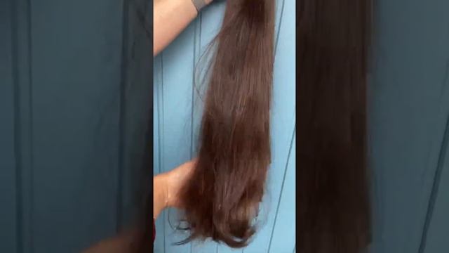 Срез детских волос 66 см / 221 грамм смотреть онлайн
