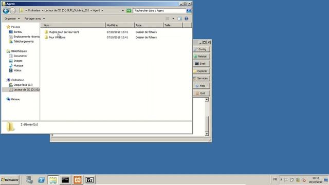 Installation GLPI W2K8R2 remonte Inventaire /Setup GLPI on W2K8R2 and do an inventory смотреть онлайн