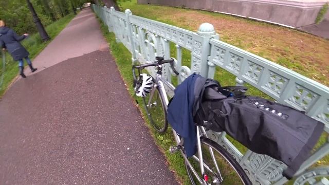 в Кронштадт на велосипеде по КАДУ + велофара FENIX смотреть онлайн