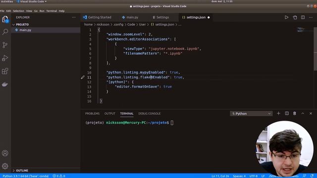 Como configurar o VS Code para python | IDE para Python смотреть онлайн