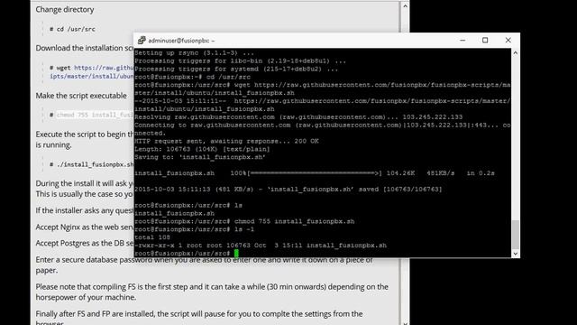 FusionPBX 4 installation tutorial смотреть онлайн