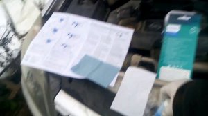 полировка фар специальным набором