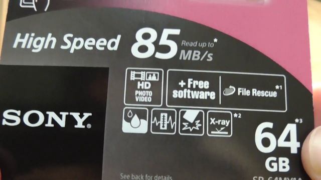 Мвидео, Карта памяти SDXC Micro Sony 64GB UHS-I с адаптером (SR-64MY1A/T) смотреть онлайн