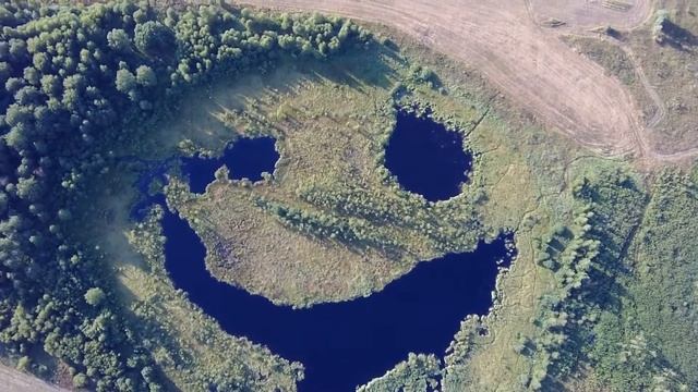 Озеро Чёрное, с. Лемешки, Суздальский район, Владимирская область, Россия смотреть онлайн