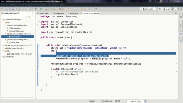 Java Banco de Dados Postgres 03 смотреть онлайн