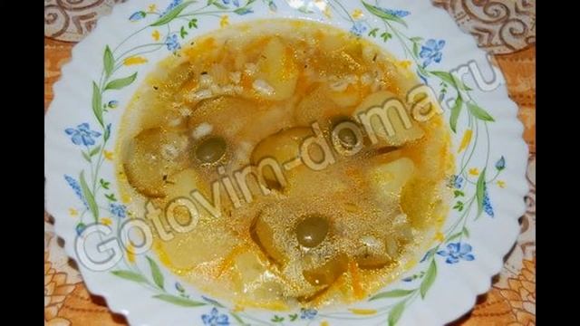 Рецепты первых блюд:Рассольник постный смотреть онлайн