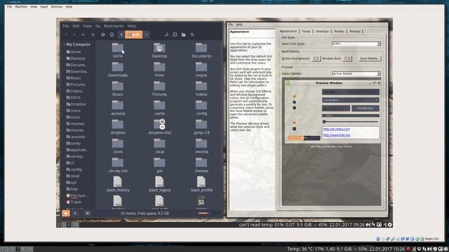 i3wm on Antergos : qtconfig-qt4 can set your fonts for applications смотреть онлайн