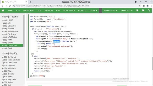 Node.js Module Upload File смотреть онлайн