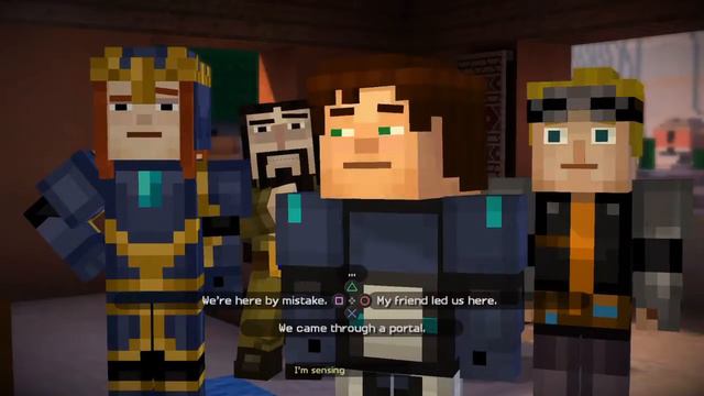 Minecraft: Story Mode episode 7 meeting Harper смотреть онлайн