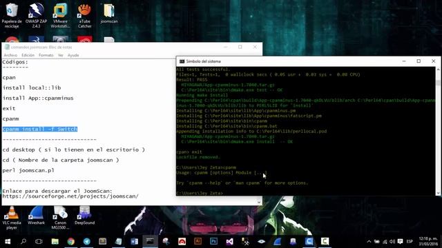 Uso de JoomScan en Windows 10 смотреть онлайн