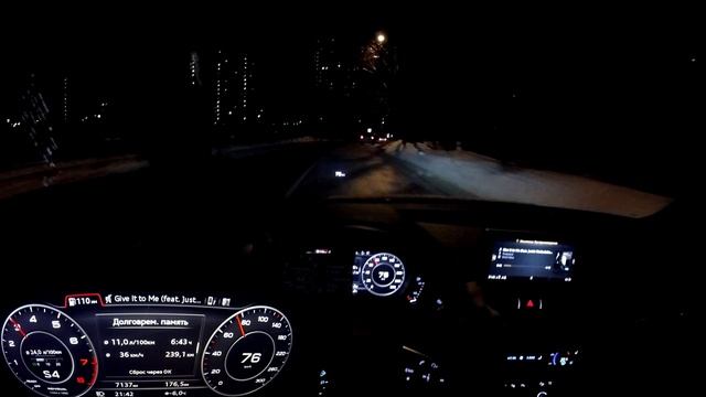 AUDI Q5 - POV night driving смотреть онлайн