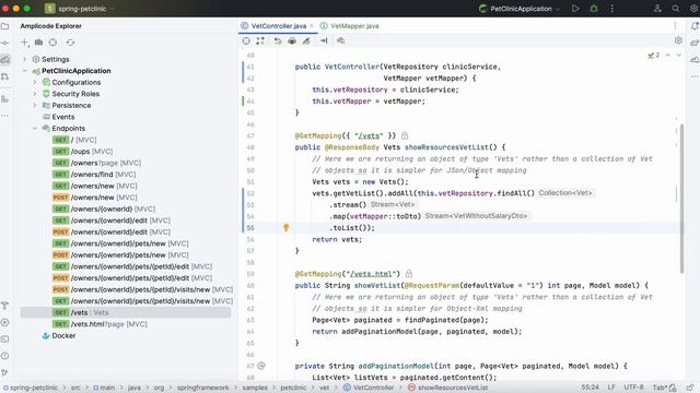 Amplicode для разработки существующего Spring Boot приложения