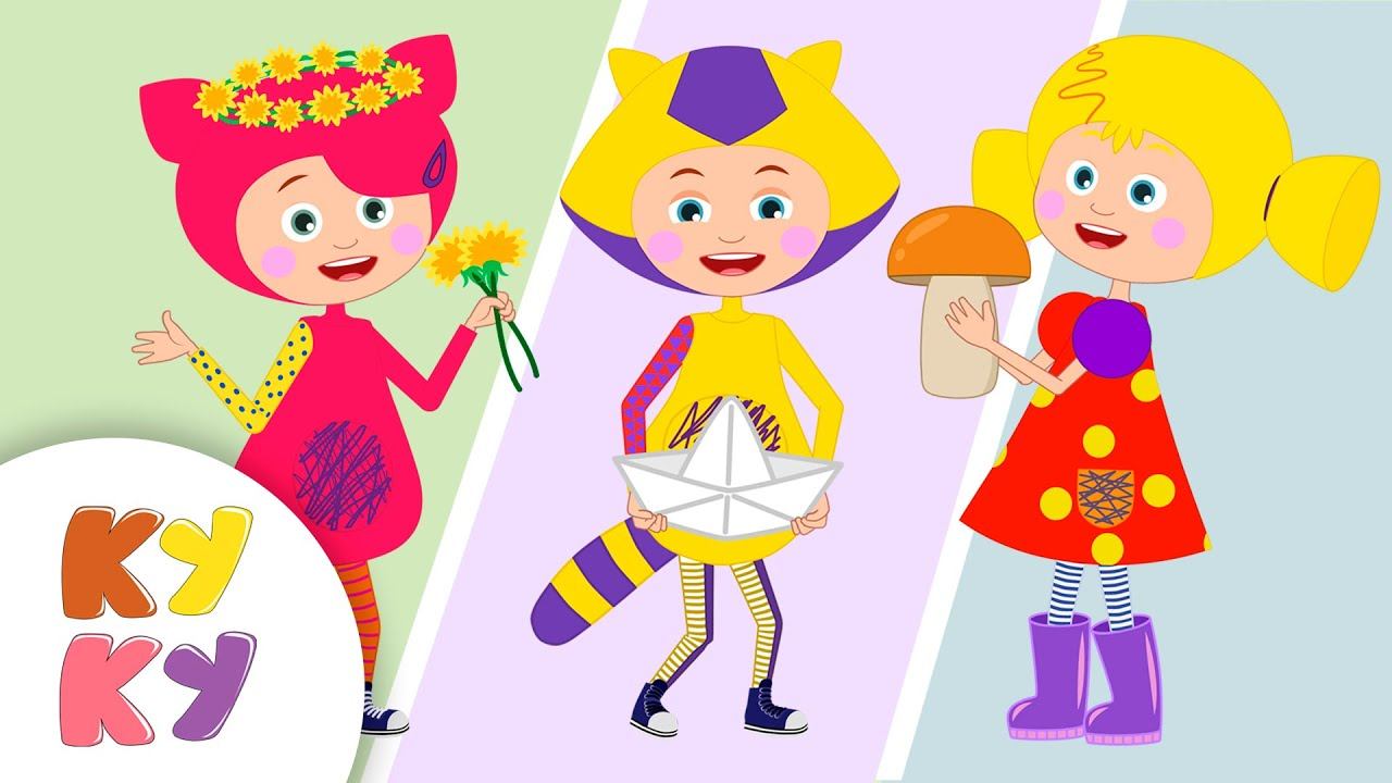 ВРЕМЕНА ГОДА - Кукутики - Сборник без перерывов - Развивающие новые песни мультики для детей малышей смотреть онлайн