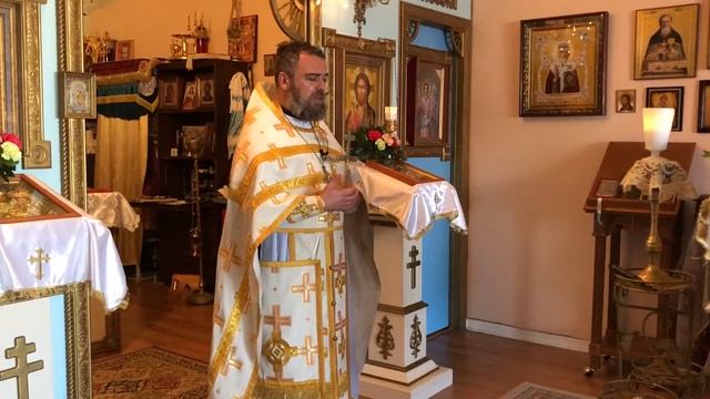 На Вознесение. Евангелие и проповедь (англ./рус.) | On Ascension. Gospel and sermon (en./ru.) смотреть онлайн