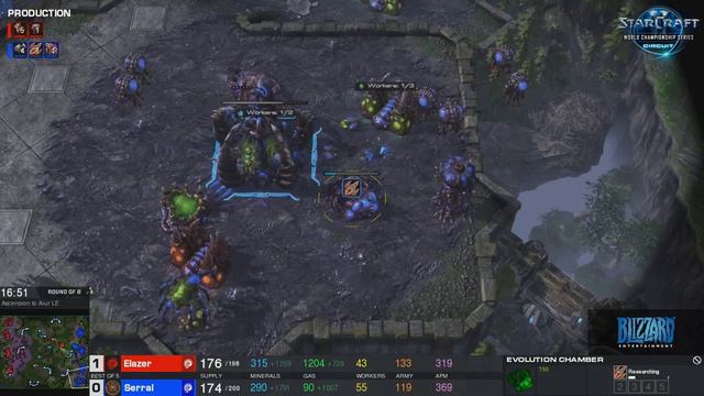 Serral vs Elazer ZvZ - Quarterfinals - WCS Montreal 2017 - StarCraft II смотреть онлайн