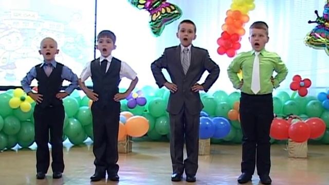 Выпускной бал в детском саду Танец мальчиков Давай поднимем ручки и будем танцевать смотреть онлайн