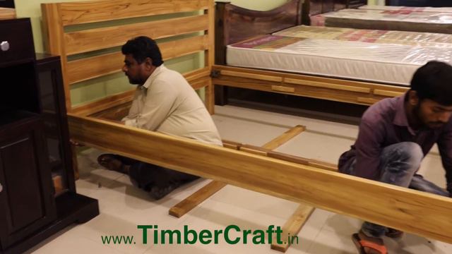 How to assemble a wooden Bed Frame? смотреть онлайн
